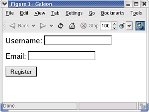 A Simple Registration Form